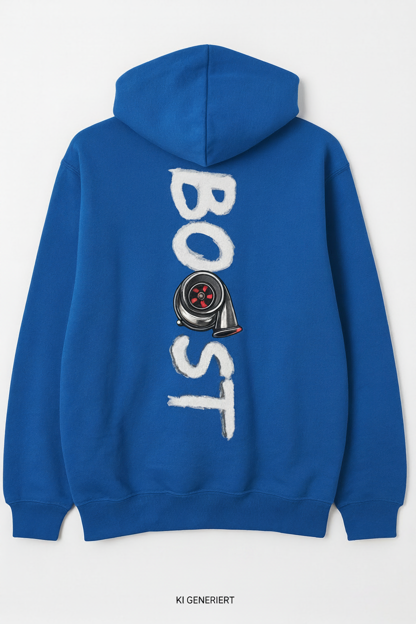 TR-Carstyling "Boost" Hoodie Blau