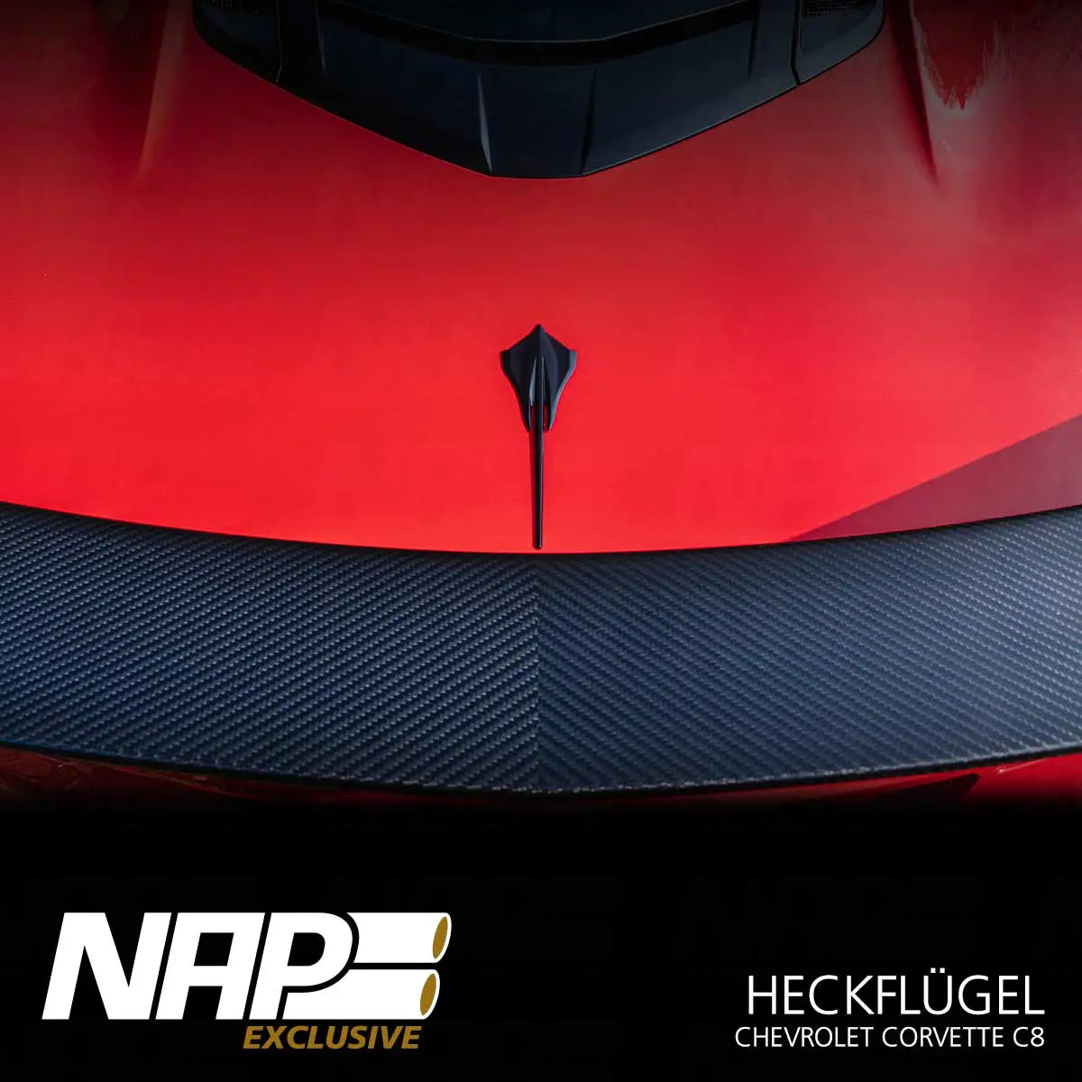 NAP Exclusive Chevrolet Corvette C8 Carbon Aero Kit Heckflügel