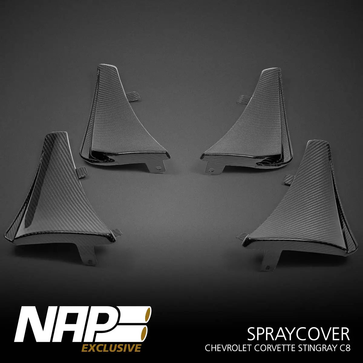NAP Exclusive Chevrolet Corvette C8 Carbon Aero Kit Spraycover