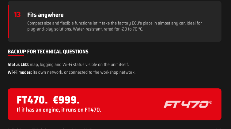 Fuel Tech FT470