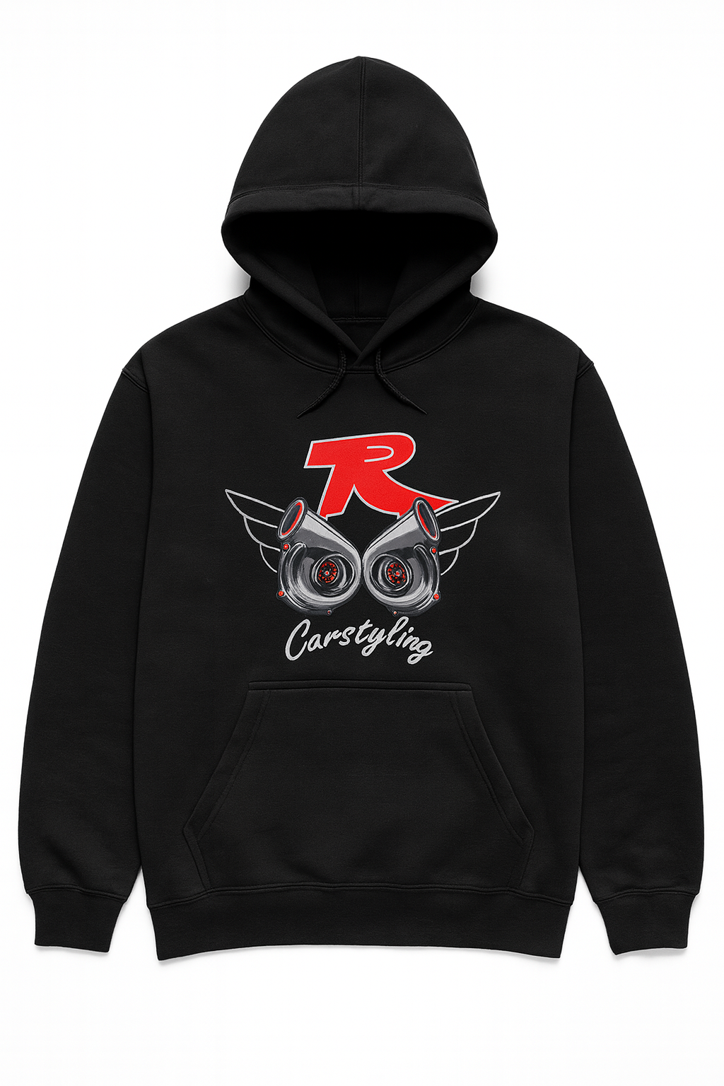 TR-Carstyling Hoodie "Boost" Schwarz