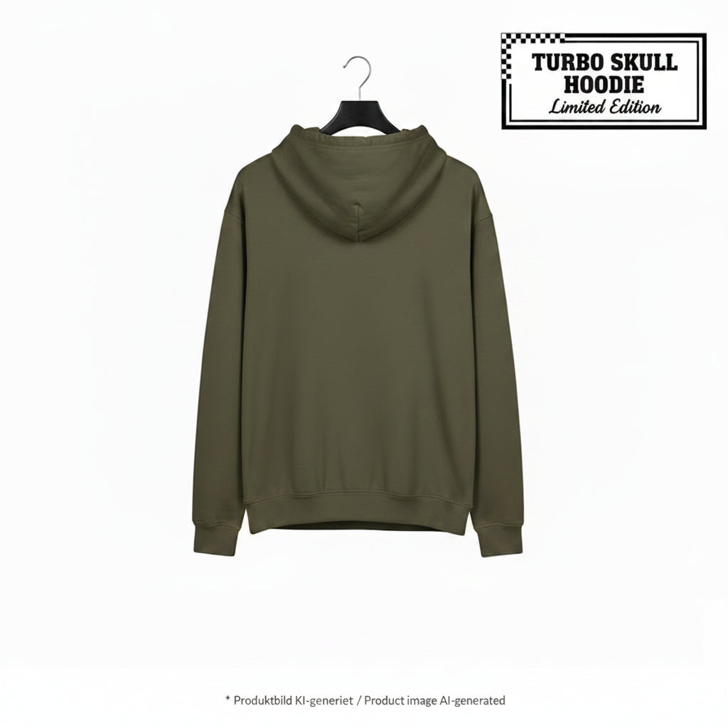 Tuning Skull Hoodie – Olive