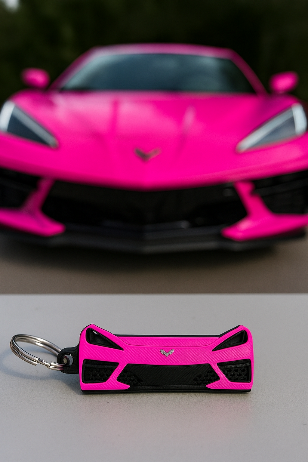 TR-Carstyling Schlüsselanhänger "Corvette Design"