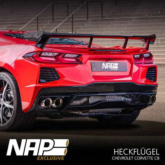 NAP Exclusive Chevrolet Corvette C8 Carbon Aero Kit Heckflügel