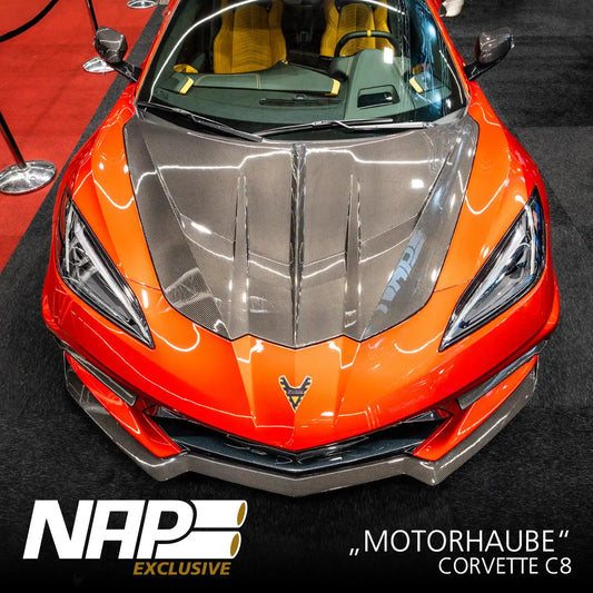 NAP Exclusive Corvette C8 Carbon/Basalt Aero Kit Motorhaube