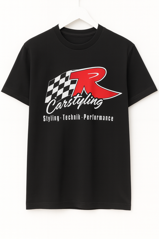 TR-Carstyling schwarzes T-Shirt "68 Camaro LS Twin Turbo"