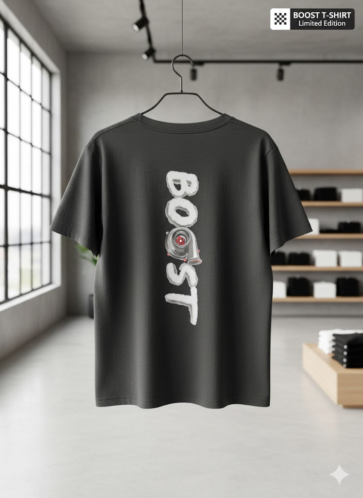 TR-Carstyling T-Shirt "Boost" Schwarz