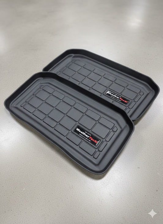 Produkttitel: WeatherTech Kofferraumwanne VORNE (Frunk) – Schwarz – Corvette C8